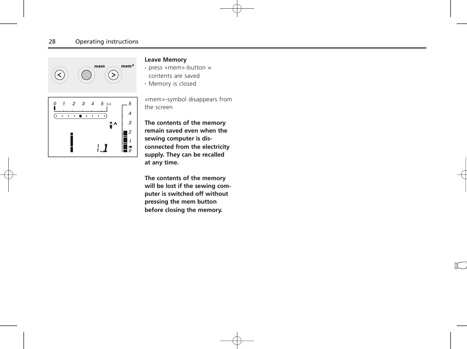 Bernina ACTIVA 135 S User Manual | Page 29 / 73