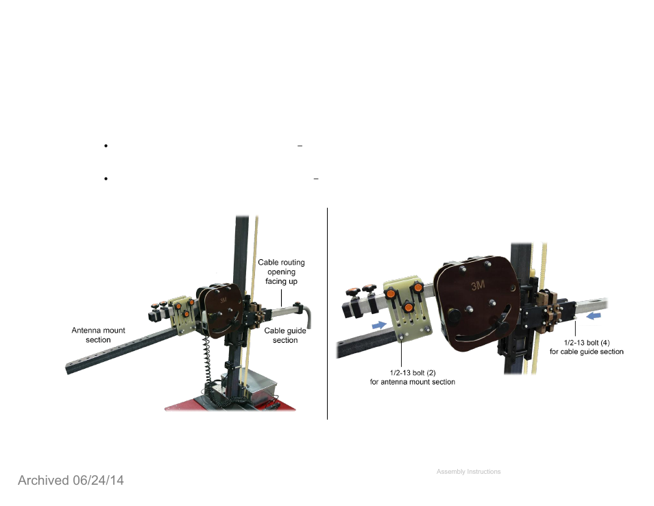 Model 2071b only | ETS-Lindgren 2071B Antenna Positioning Tower (Archived) User Manual | Page 25 / 65