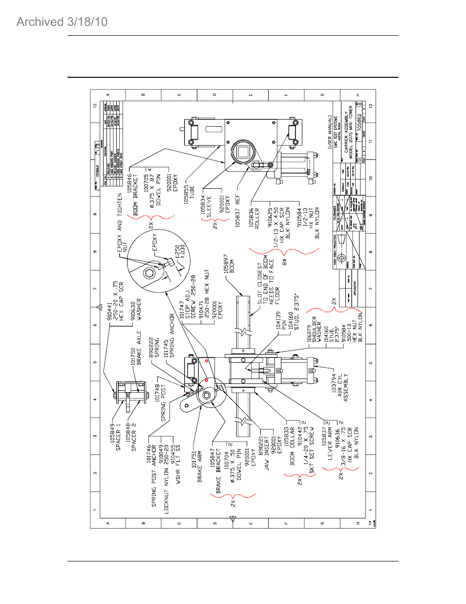 Illustrations | ETS-Lindgren 2075 MiniMast (Archived) User Manual | Page 32 / 36