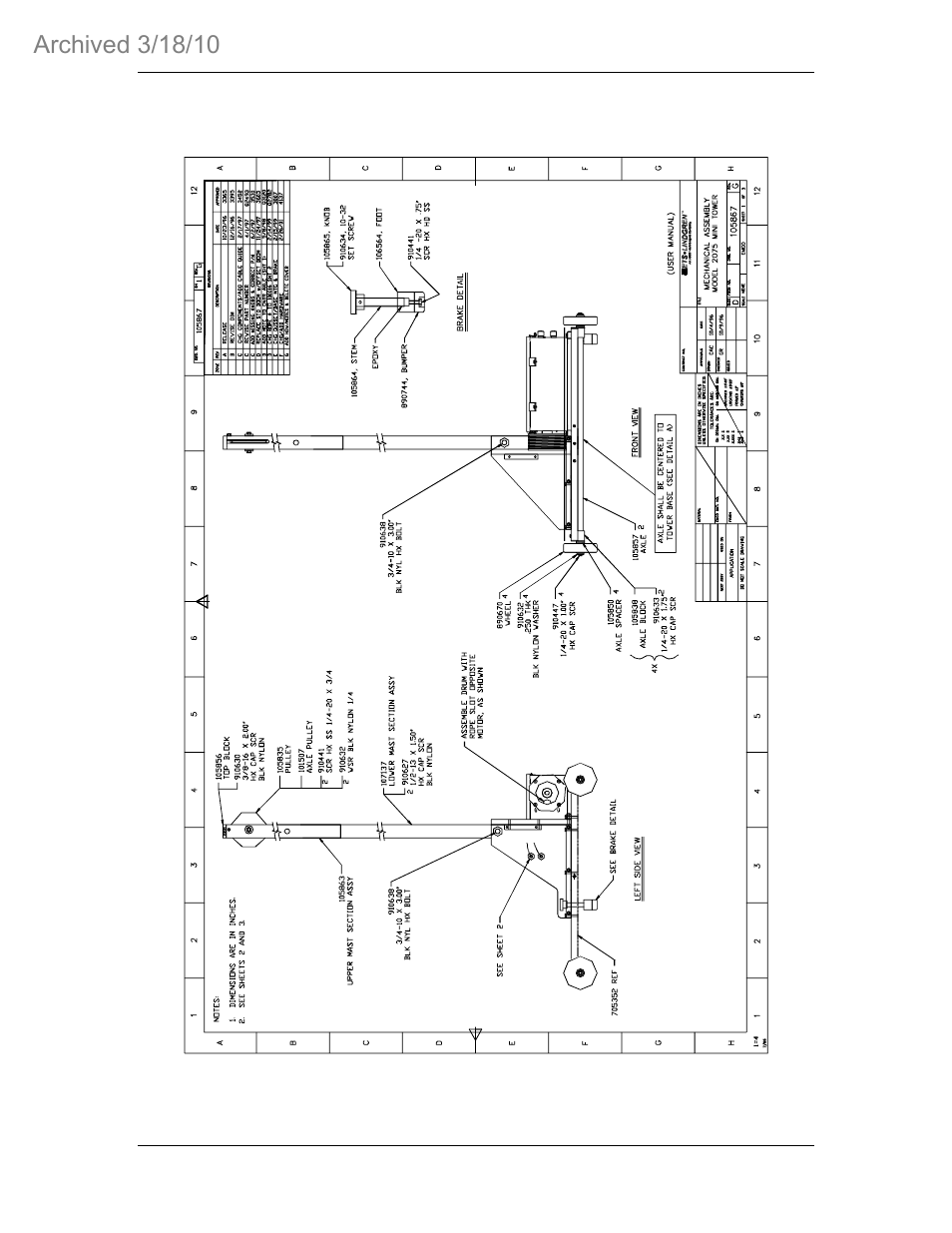 ETS-Lindgren 2075 MiniMast (Archived) User Manual | Page 33 / 36