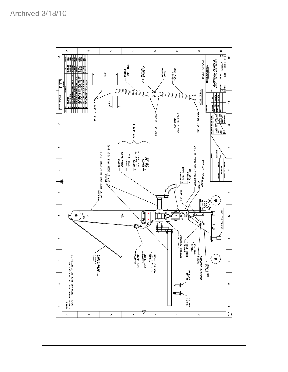 Illustrations | ETS-Lindgren 2075 MiniMast (Archived) User Manual | Page 34 / 36