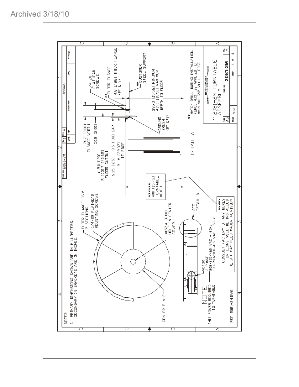 ETS-Lindgren 2081 Turntable Manual (Series 2081-2.0, 2081-2.5, 2081-3.0, 2081-4.0, 2081-5.0, 2081-6.0) - (Archived) User Manual | Page 33 / 47