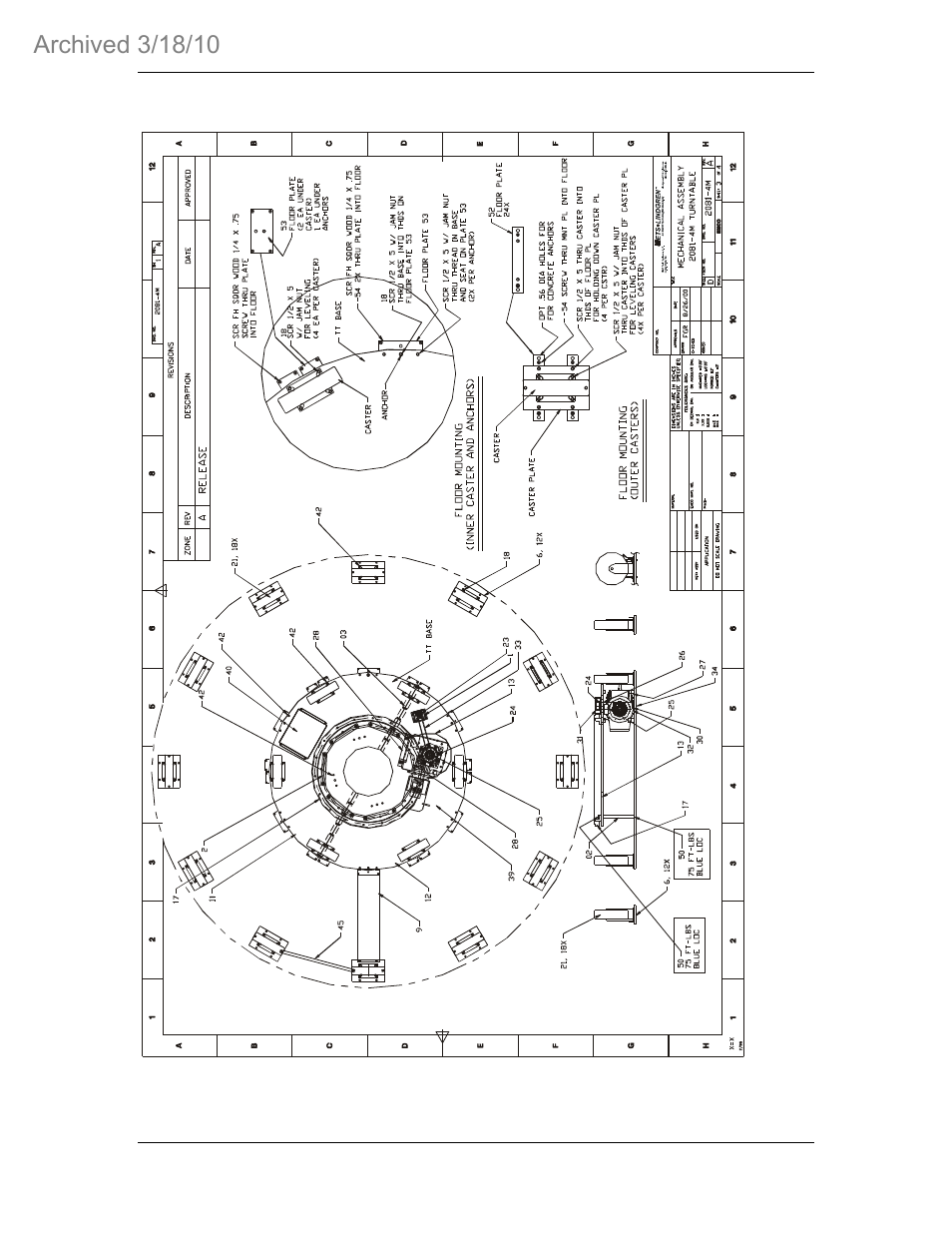 ETS-Lindgren 2081 Turntable Manual (Series 2081-2.0, 2081-2.5, 2081-3.0, 2081-4.0, 2081-5.0, 2081-6.0) - (Archived) User Manual | Page 44 / 47