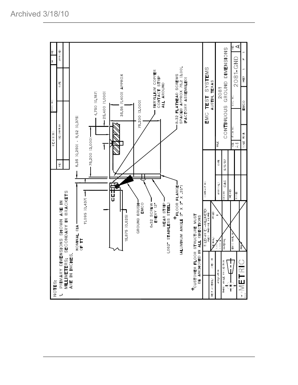 ETS-Lindgren 2087 Electric Powered Turntable 2 & 3 Meter Models (Archived) User Manual | Page 28 / 34