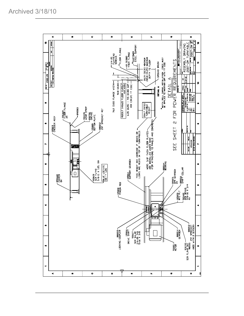 ETS-Lindgren 2087 Electric Powered Turntable 2 & 3 Meter Models (Archived) User Manual | Page 31 / 34