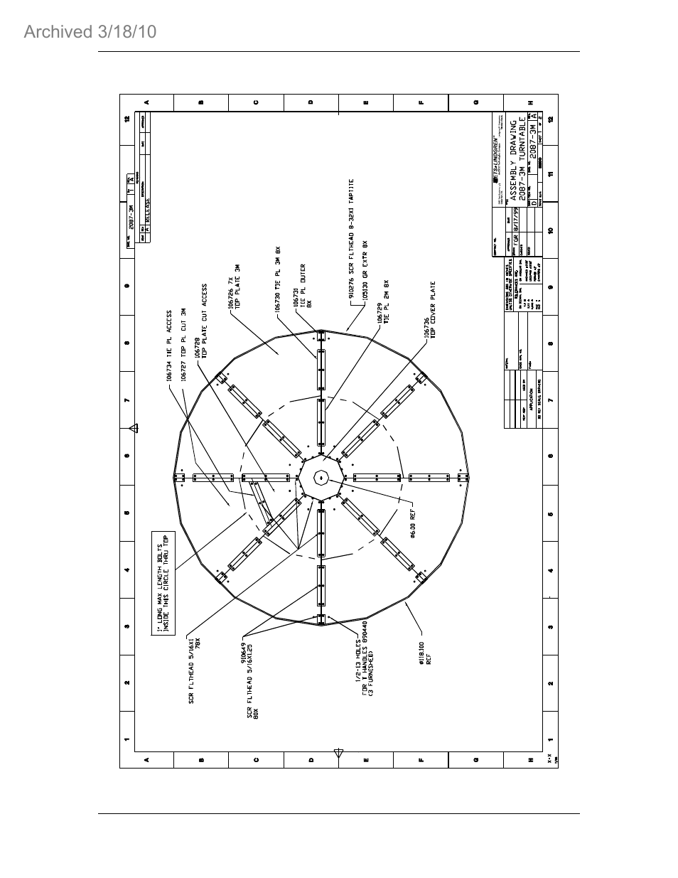 ETS-Lindgren 2087 Electric Powered Turntable 2 & 3 Meter Models (Archived) User Manual | Page 32 / 34