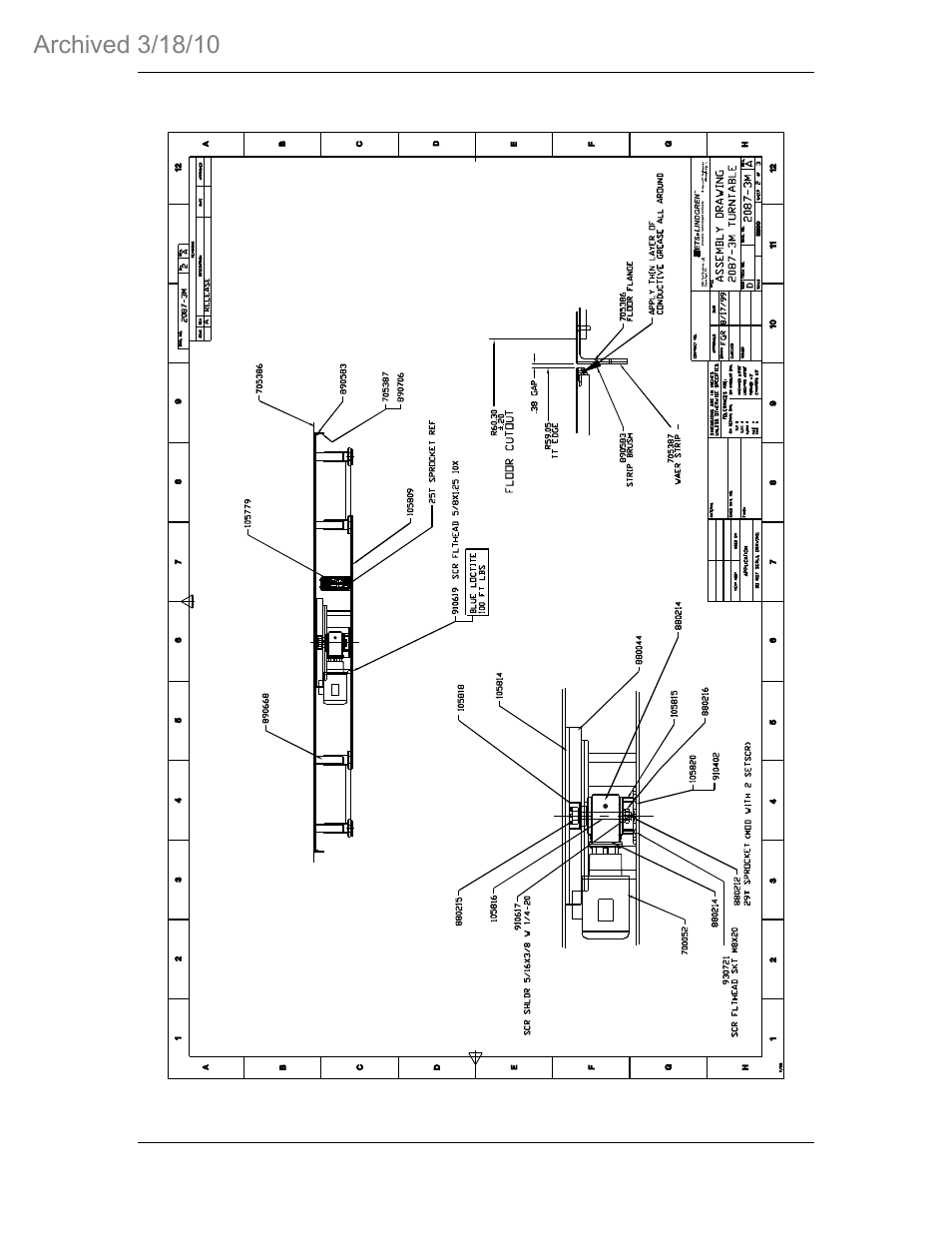 ETS-Lindgren 2087 Electric Powered Turntable 2 & 3 Meter Models (Archived) User Manual | Page 33 / 34