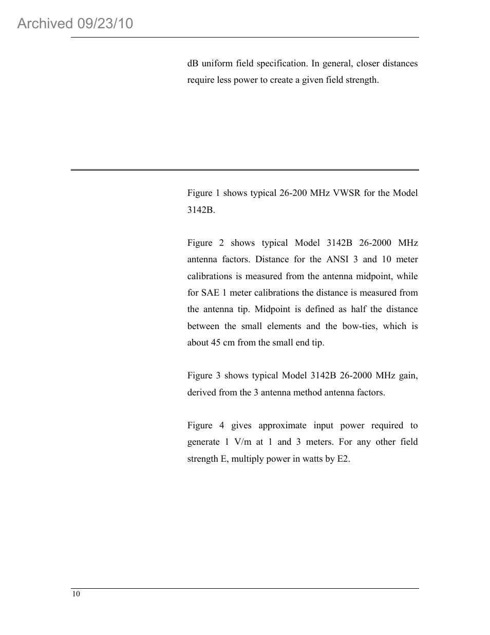 Typical data without the end plates | ETS-Lindgren 3142B BiConiLog Antenna (Archived) User Manual | Page 14 / 22