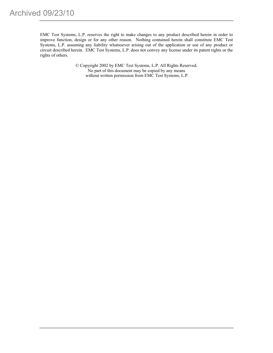 ETS-Lindgren 3142B BiConiLog Antenna (Archived) User Manual | Page 2 / 22