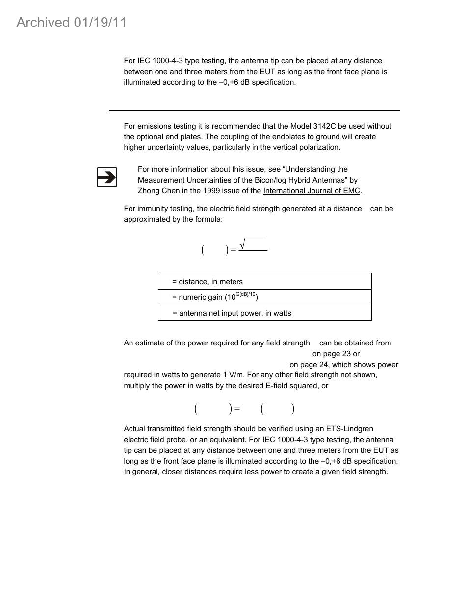 2 with optional end plates | ETS-Lindgren 3142C Biconilog Antenna (Archived) User Manual | Page 18 / 29