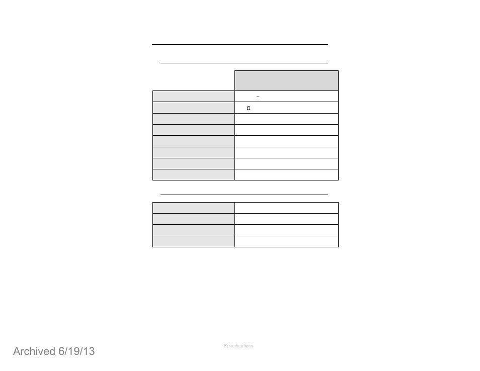 0 specifications, Electrical specifications, Physical specifications | ETS-Lindgren 3142D BiConiLog Antenna (Archived) User Manual | Page 15 / 43