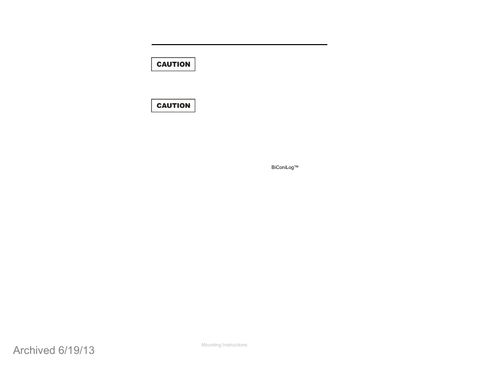 0 mounting instructions | ETS-Lindgren 3142D BiConiLog Antenna (Archived) User Manual | Page 21 / 43