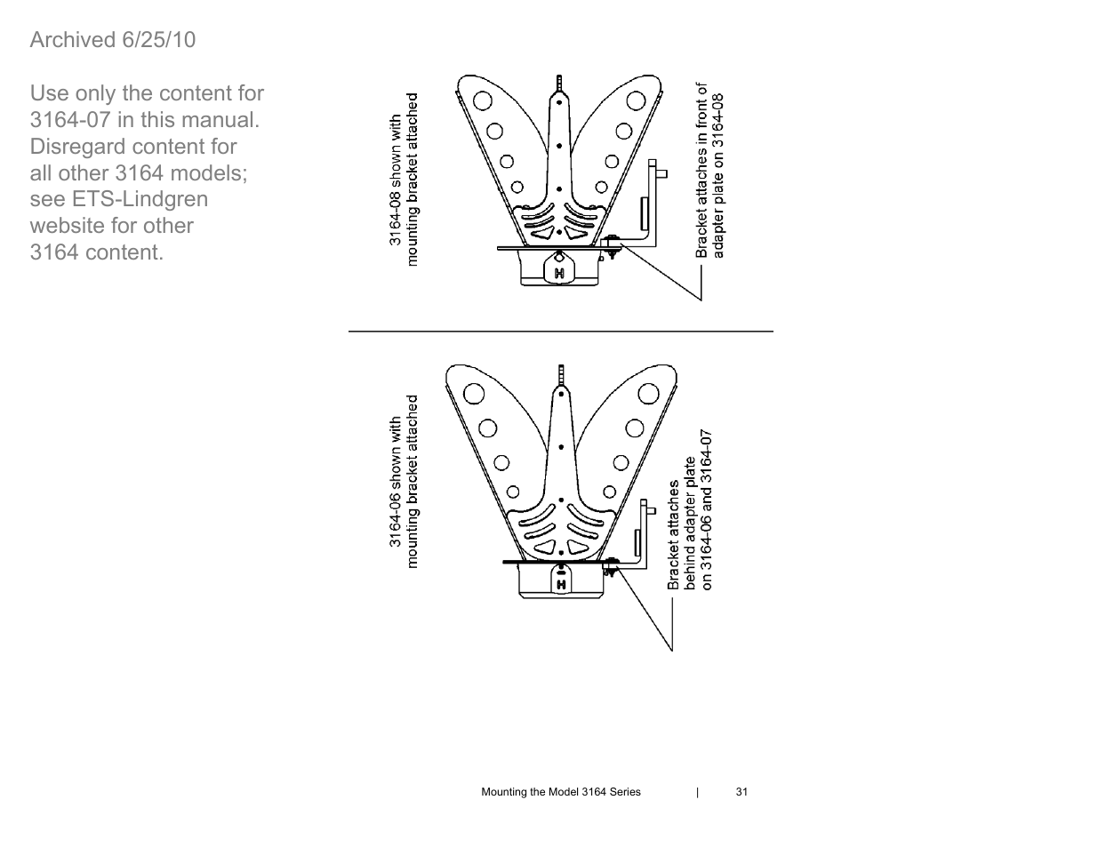 ETS-Lindgren 3164-07 Open-Boundary Quad-Ridged Horn (Archived) User Manual | Page 31 / 80