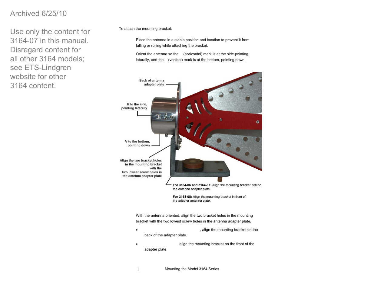 ETS-Lindgren 3164-07 Open-Boundary Quad-Ridged Horn (Archived) User Manual | Page 32 / 80