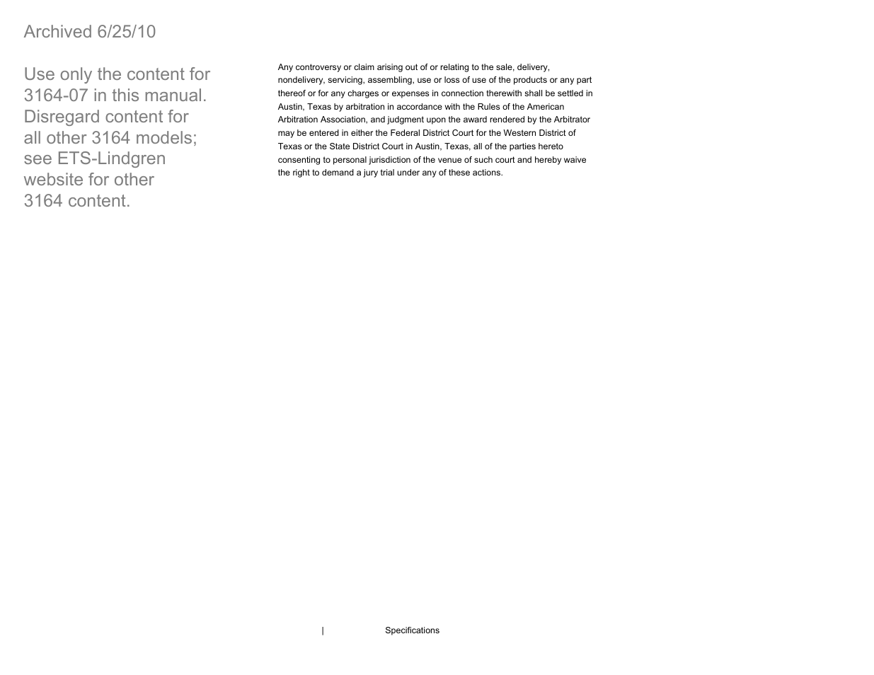 ETS-Lindgren 3164-07 Open-Boundary Quad-Ridged Horn (Archived) User Manual | Page 80 / 80