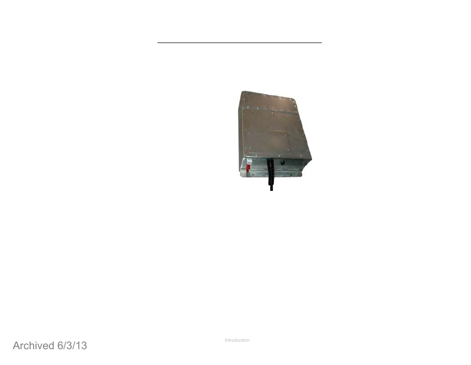 Power supply options, 10/100 ethernet filter, Battery pack and charger | Archived 6/3/13 | ETS-Lindgren 4340 Digital Camera System (CCTV) (Archived) User Manual | Page 12 / 63