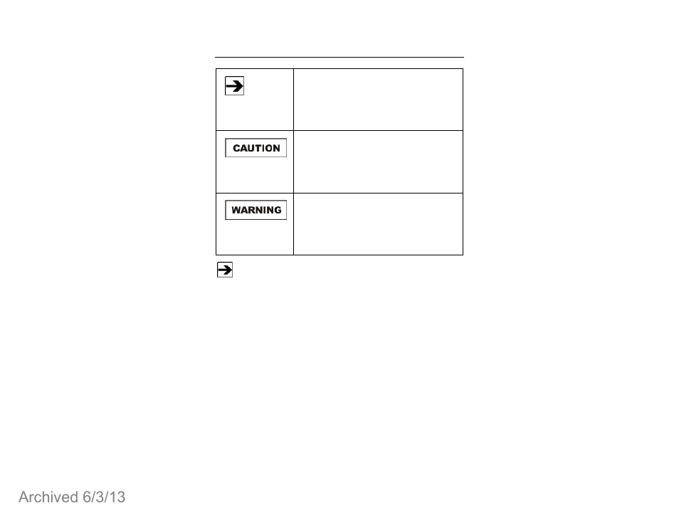 Notes, cautions, and warnings, Archived 6/3/13 | ETS-Lindgren 4340 Digital Camera System (CCTV) (Archived) User Manual | Page 5 / 63