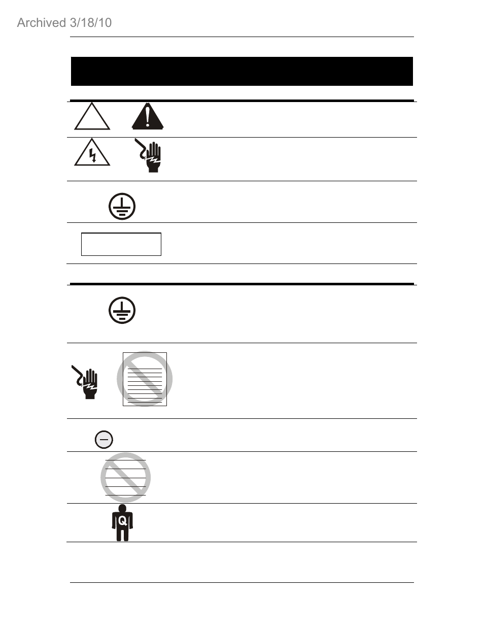 Caution | ETS-Lindgren 4630 Refrad Reference Radiator (Archived) User Manual | Page 4 / 19