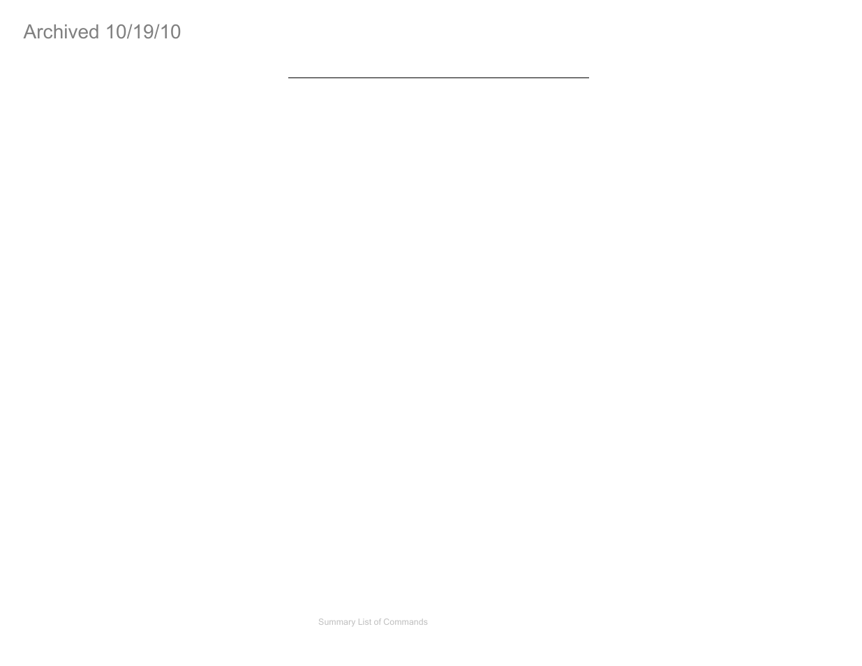 One parameter commands | ETS-Lindgren FM5004 Field Monitor (Archived) User Manual | Page 113 / 115