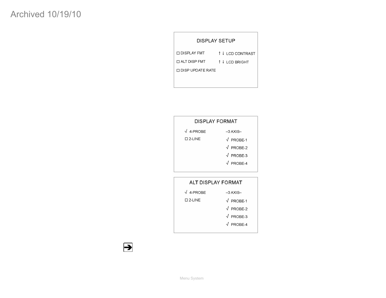 Display format / alt display format | ETS-Lindgren FM5004 Field Monitor (Archived) User Manual | Page 37 / 115