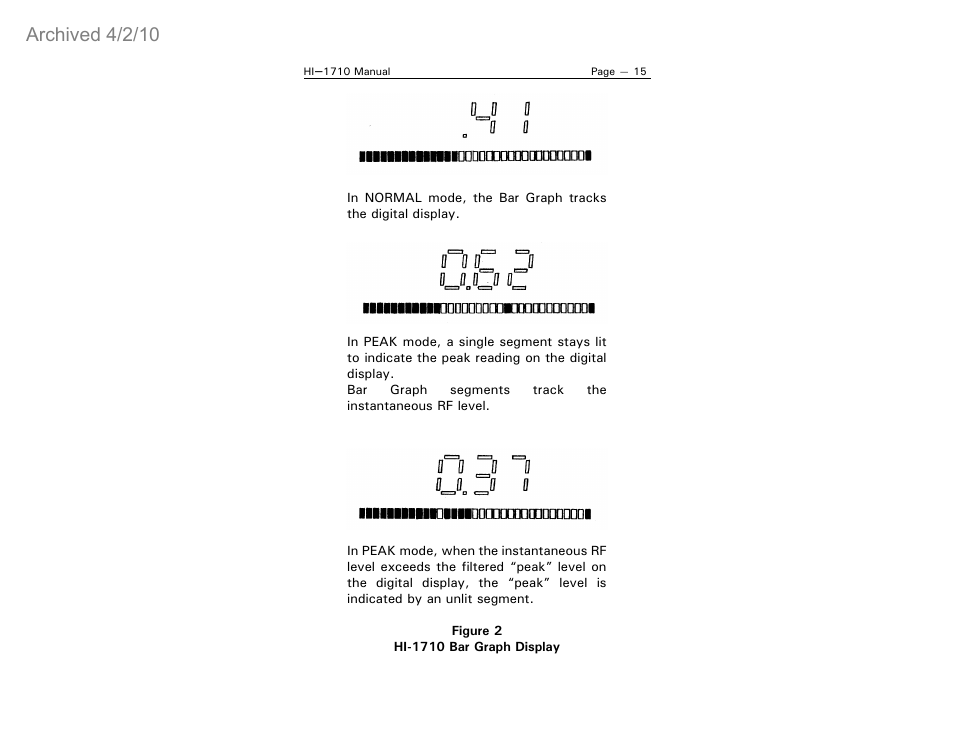 Archived 4/2/10 | ETS-Lindgren HI-1710 Microwave Measurement System (Archived) User Manual | Page 20 / 61