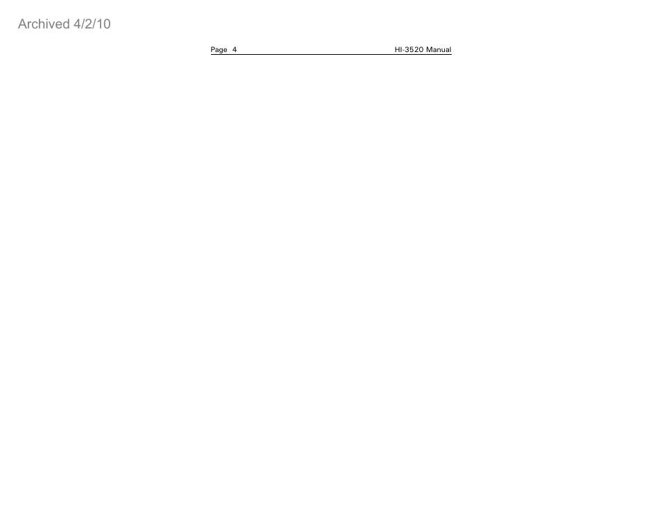 Archived 4/2/10 | ETS-Lindgren HI-3520 Microwave Monitor (Archived) User Manual | Page 8 / 26