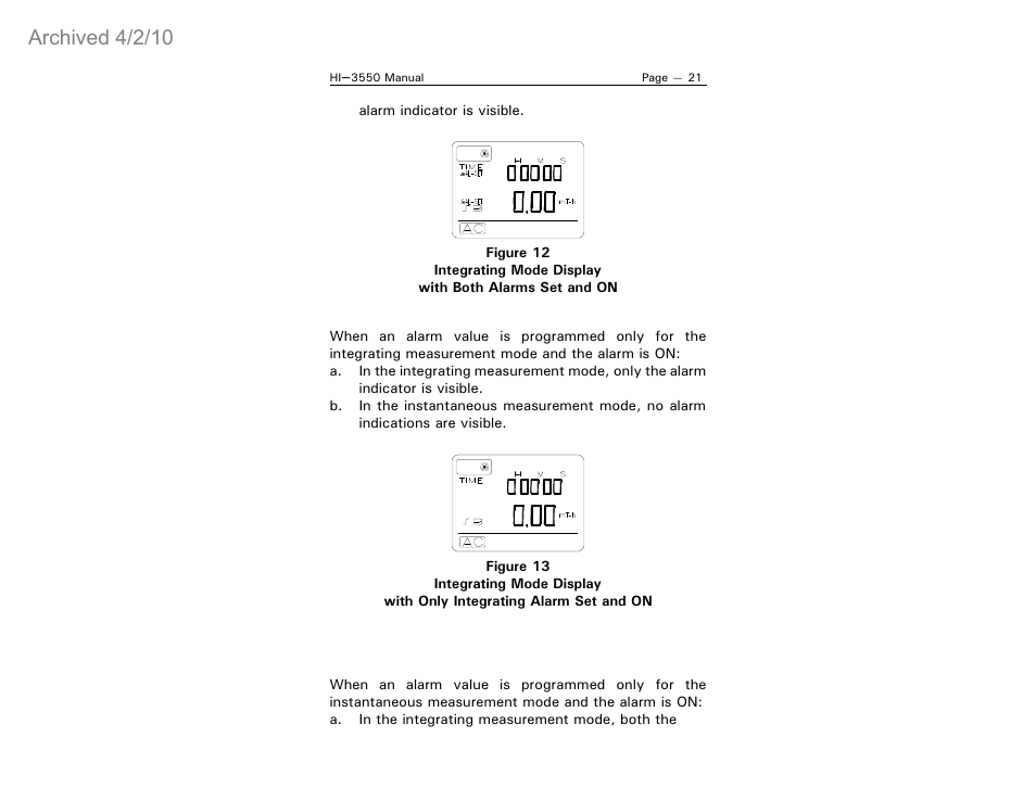 Archived 4/2/10 | ETS-Lindgren HI-3550 Magnetic Field Monitor (Archived) User Manual | Page 26 / 31