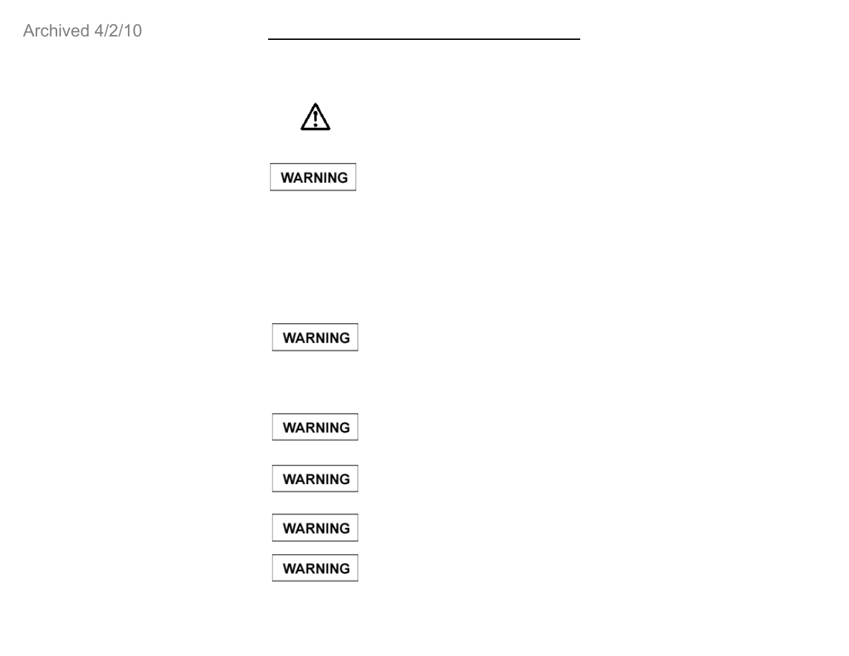 General safety considerations, Archived 4/2/10 | ETS-Lindgren FP5000 Isotropic Electric Field Probe (Archived) User Manual | Page 40 / 52