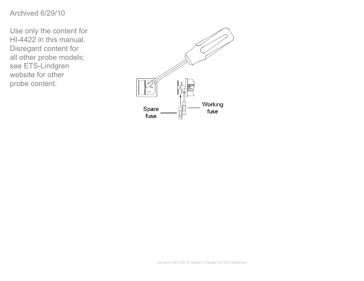 ETS-Lindgren HI-4422 Field Probe (Archived) User Manual | Page 104 / 158