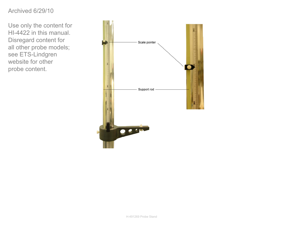 ETS-Lindgren HI-4422 Field Probe (Archived) User Manual | Page 75 / 158