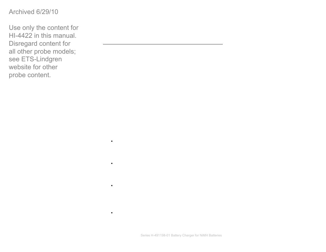ETS-Lindgren HI-4422 Field Probe (Archived) User Manual | Page 84 / 158
