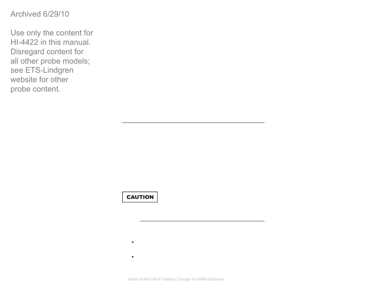 ETS-Lindgren HI-4422 Field Probe (Archived) User Manual | Page 85 / 158
