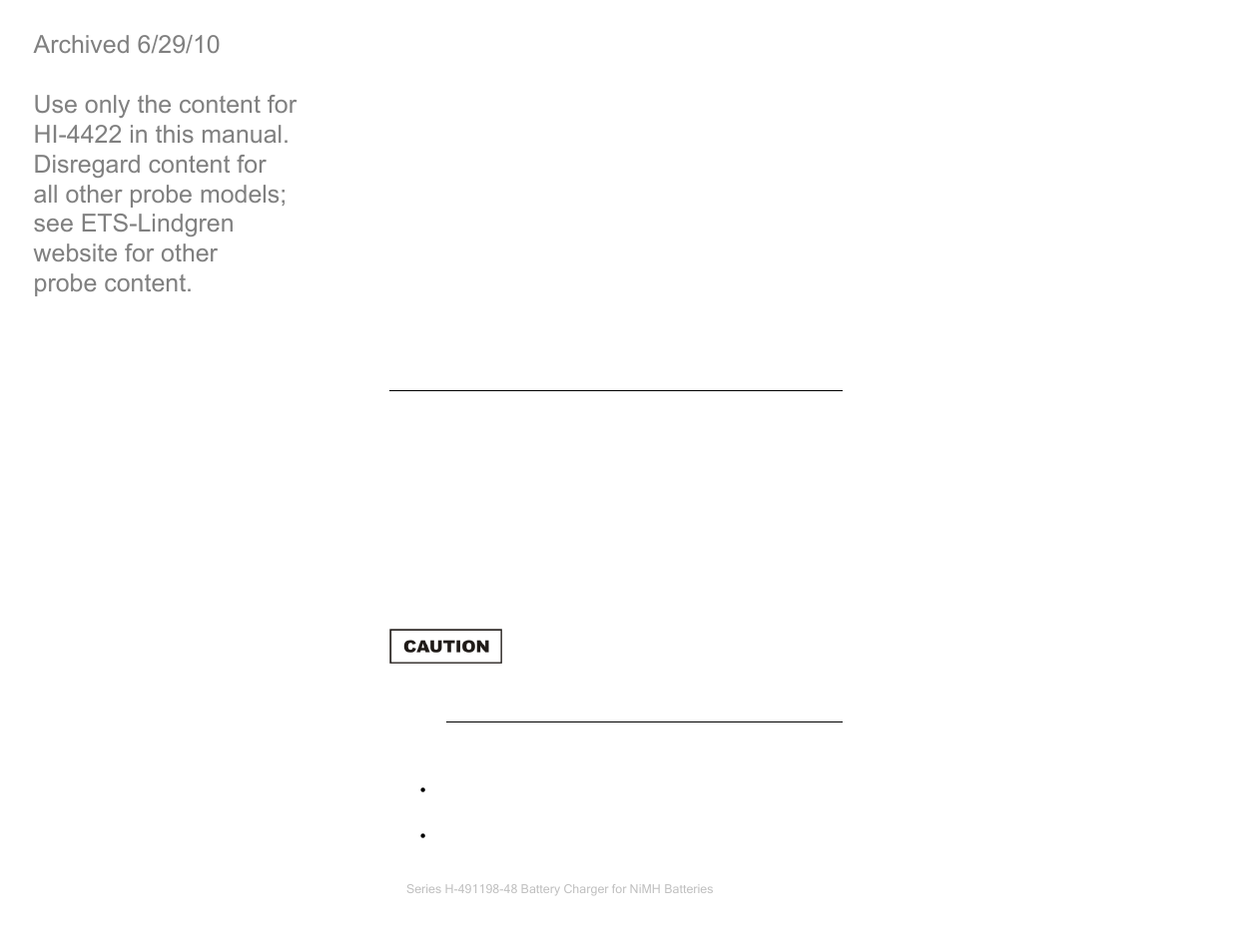 ETS-Lindgren HI-4422 Field Probe (Archived) User Manual | Page 93 / 158