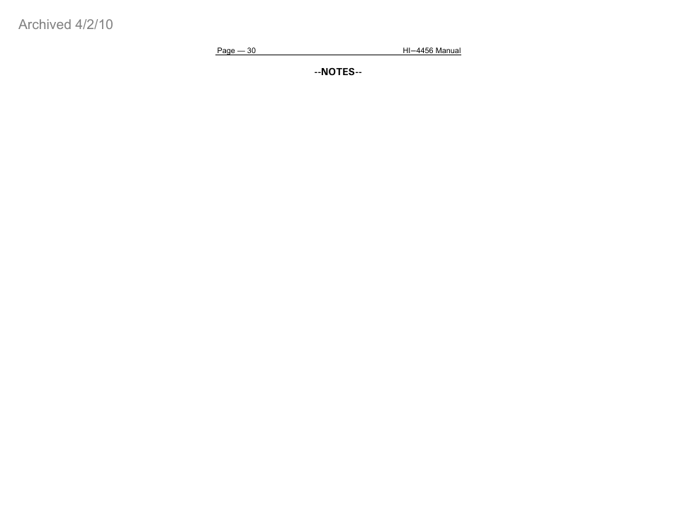 Archived 4/2/10 | ETS-Lindgren HI-4456 Isotropic Electric Field Probe (Archived) User Manual | Page 35 / 35
