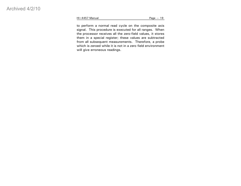 Archived 4/2/10 | ETS-Lindgren HI-4457 Isotropic Magnetic Field Probe (Archived) User Manual | Page 24 / 36