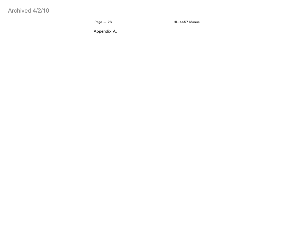 Archived 4/2/10 | ETS-Lindgren HI-4457 Isotropic Magnetic Field Probe (Archived) User Manual | Page 31 / 36