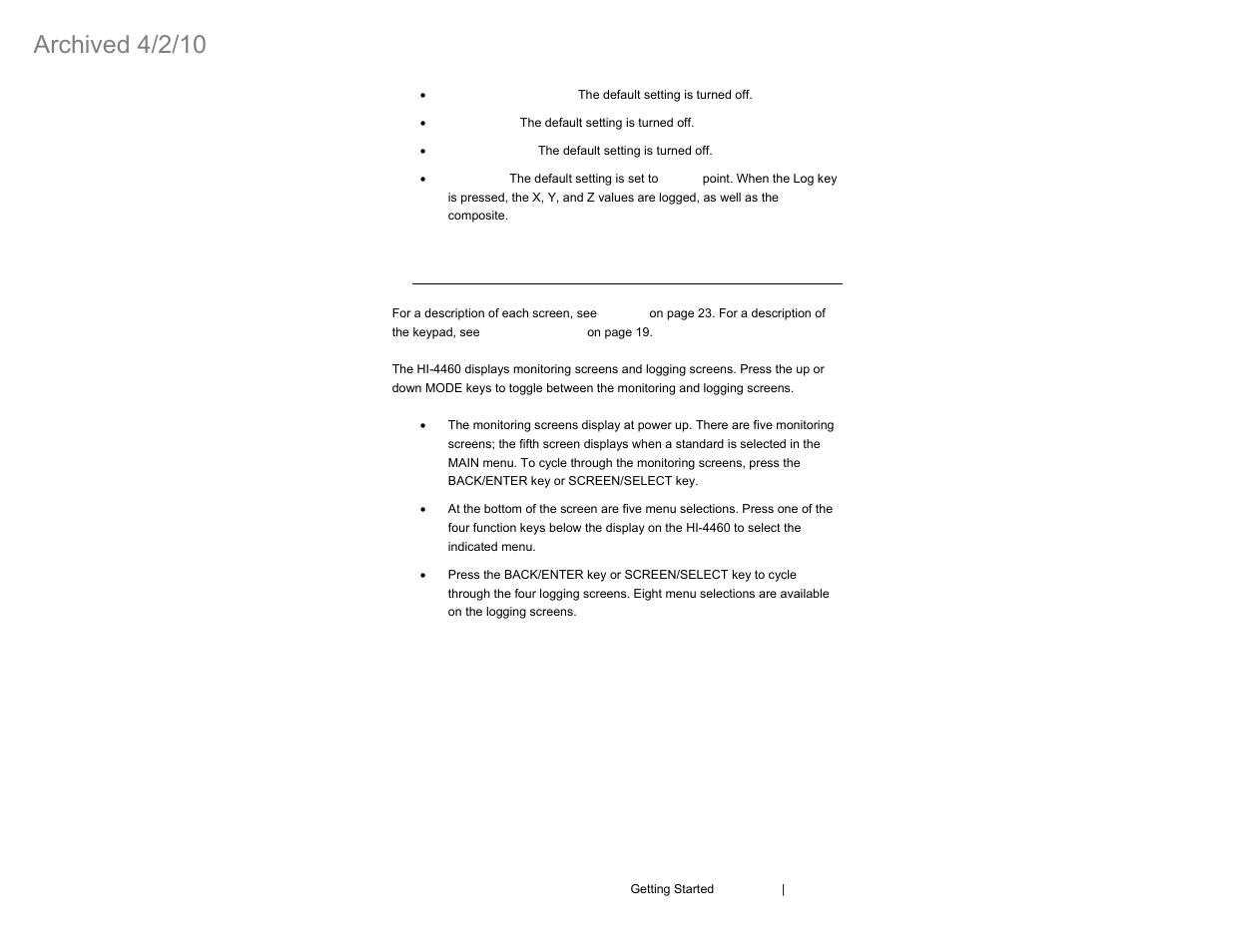 Archived 4/2/10 | ETS-Lindgren HI-4460 Graphical Readout (Archived) User Manual | Page 17 / 77