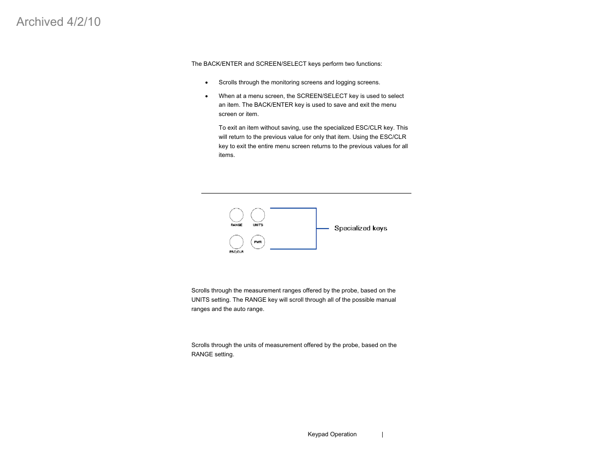 Archived 4/2/10 | ETS-Lindgren HI-4460 Graphical Readout (Archived) User Manual | Page 21 / 77