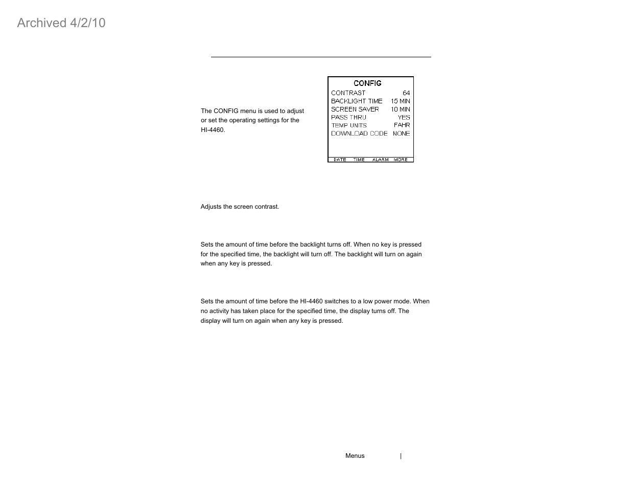 Archived 4/2/10 | ETS-Lindgren HI-4460 Graphical Readout (Archived) User Manual | Page 31 / 77