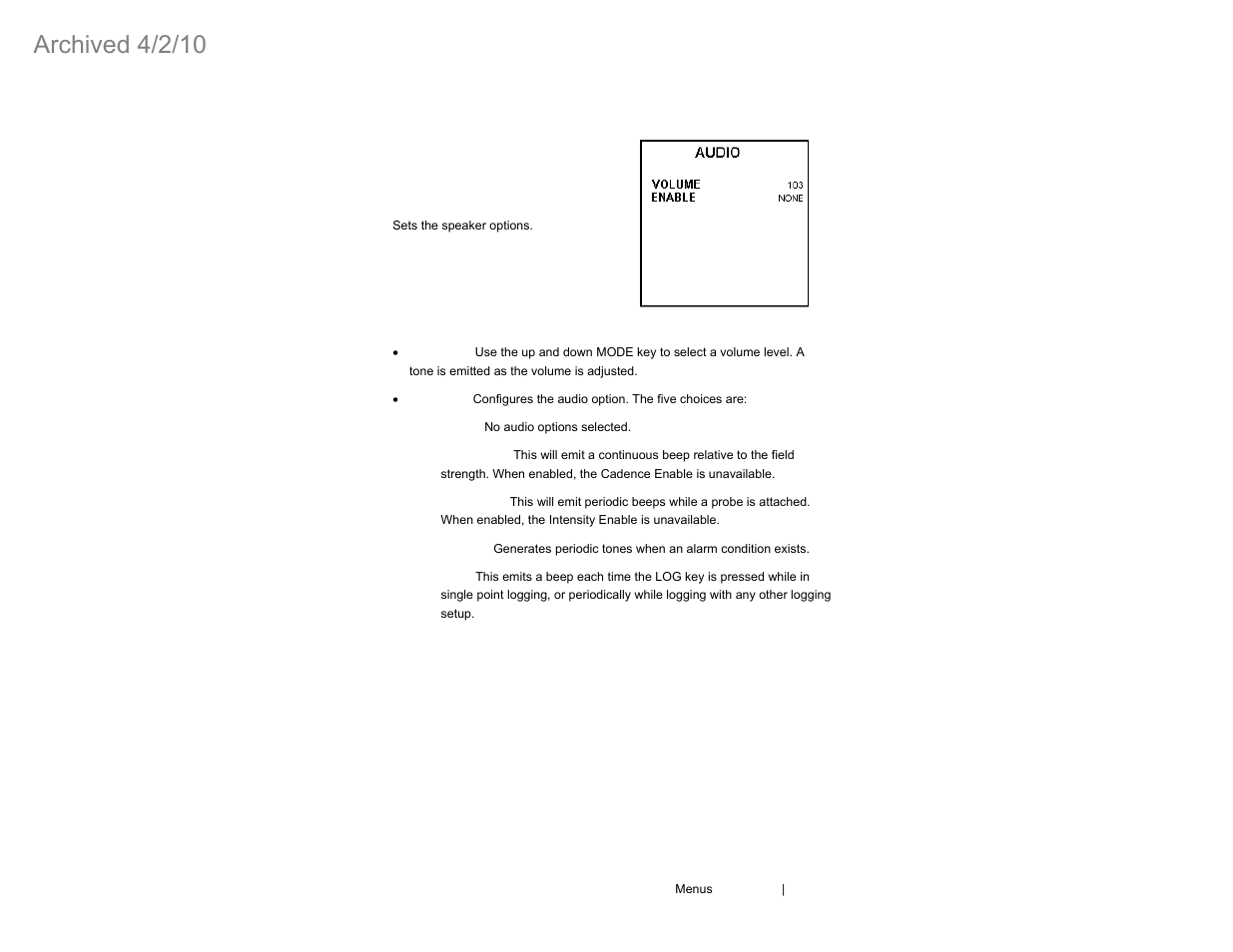 Archived 4/2/10 | ETS-Lindgren HI-4460 Graphical Readout (Archived) User Manual | Page 35 / 77