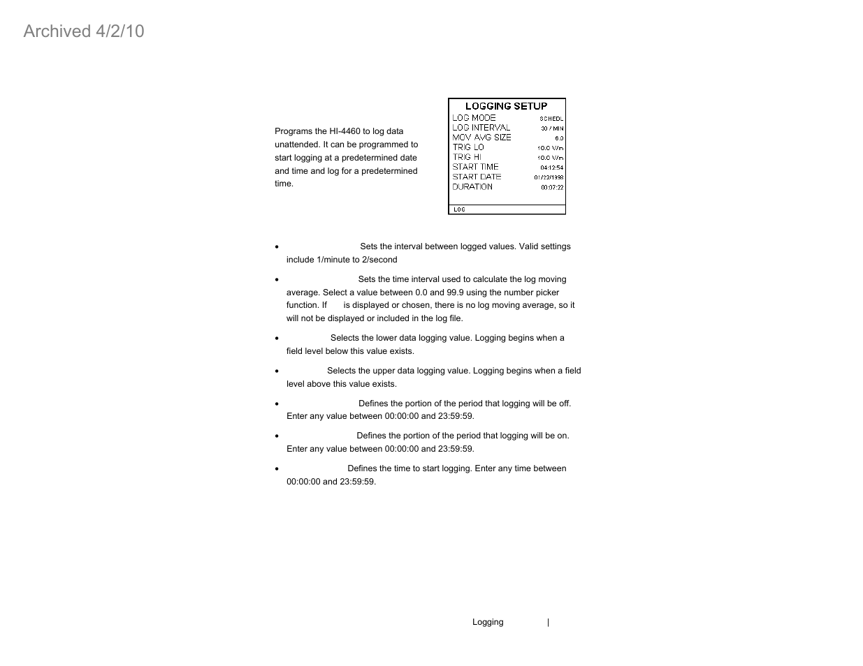 Archived 4/2/10 | ETS-Lindgren HI-4460 Graphical Readout (Archived) User Manual | Page 43 / 77