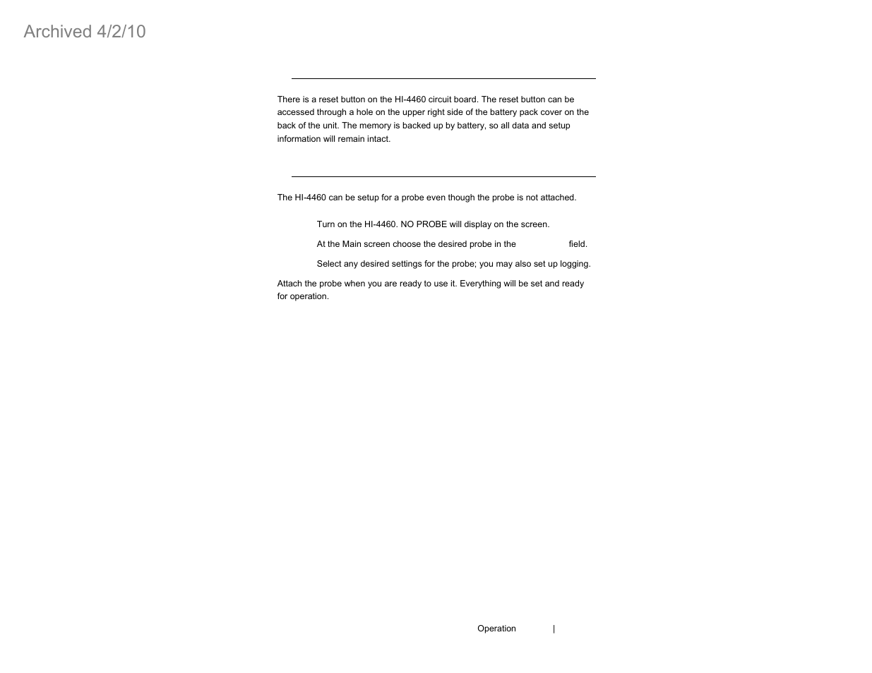 Archived 4/2/10 | ETS-Lindgren HI-4460 Graphical Readout (Archived) User Manual | Page 51 / 77