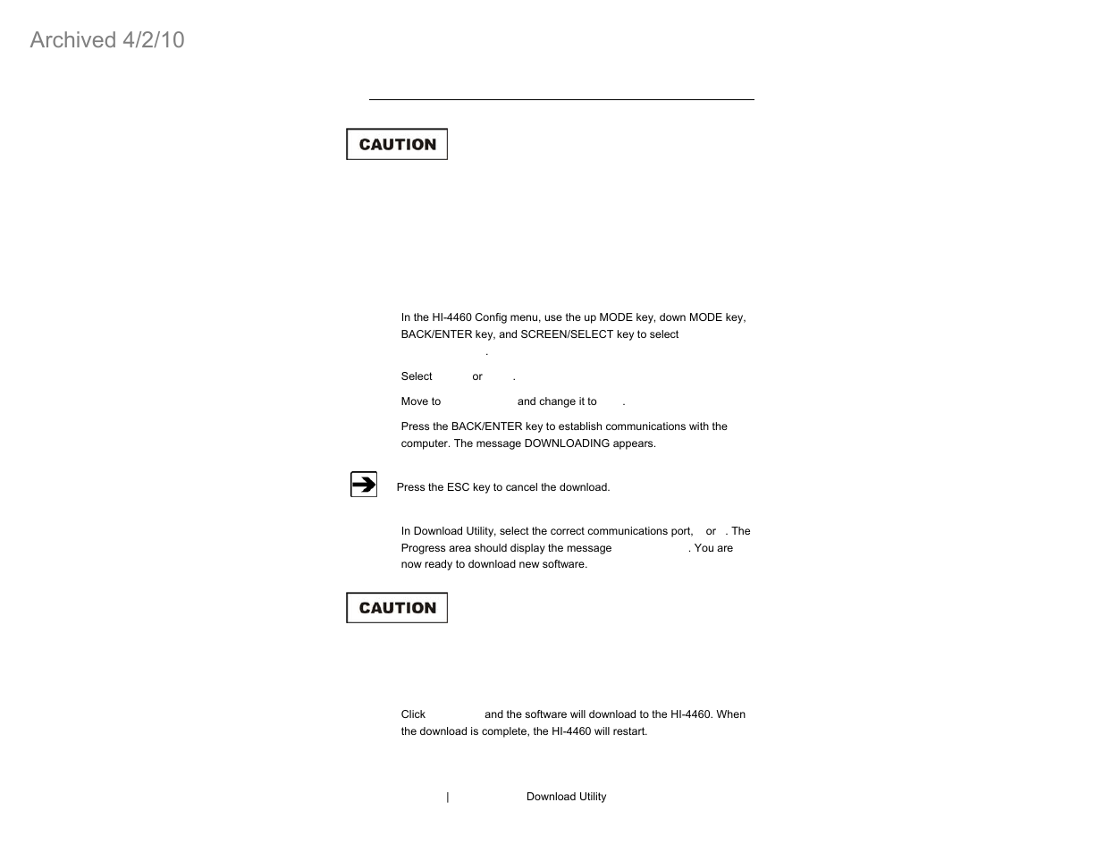 Archived 4/2/10 | ETS-Lindgren HI-4460 Graphical Readout (Archived) User Manual | Page 58 / 77