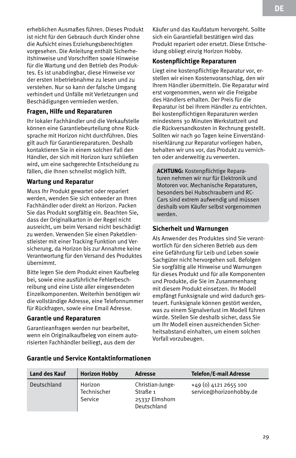 Evolution Engines E999 User Manual | Page 29 / 60
