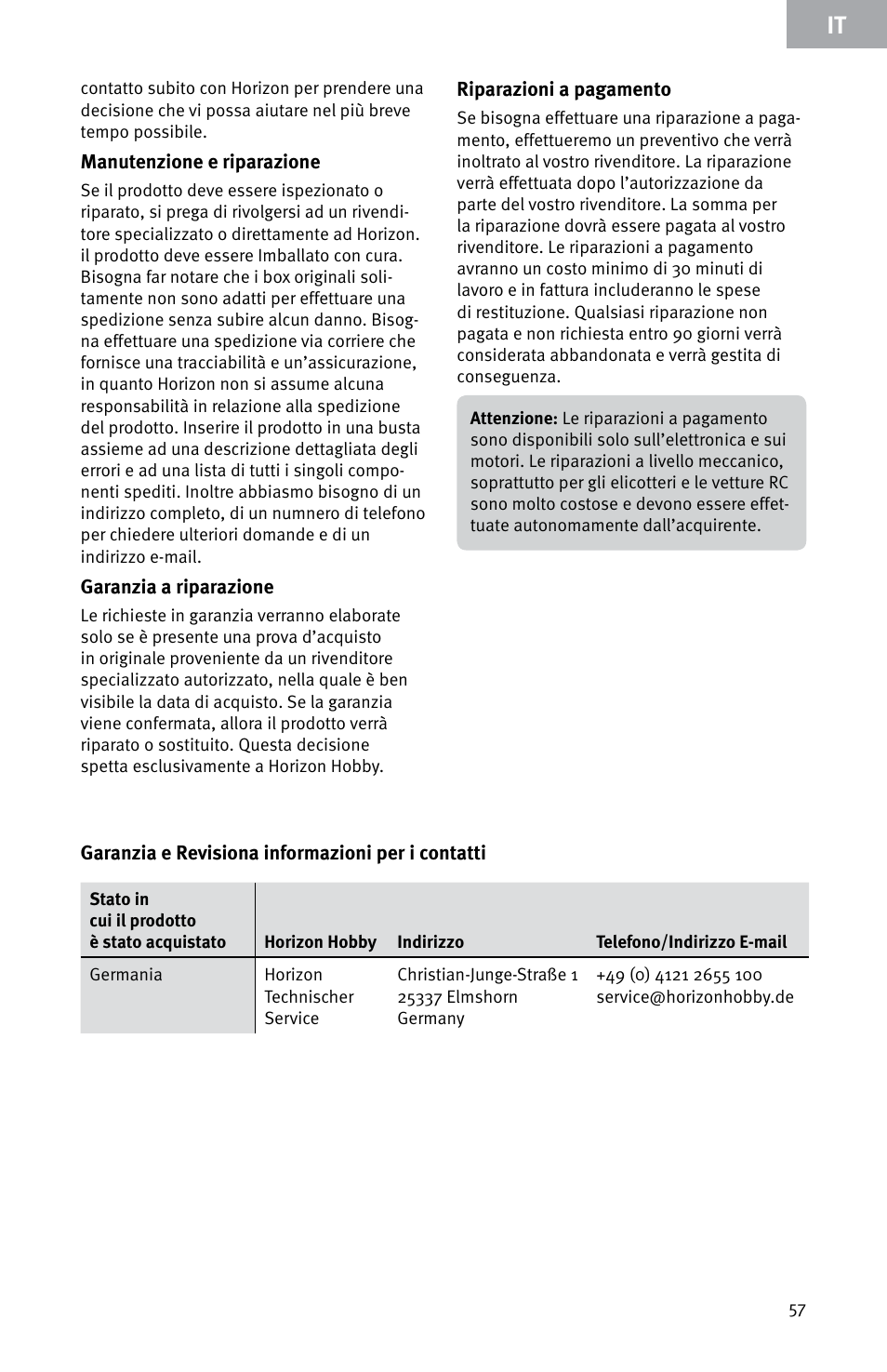 Evolution Engines E999 User Manual | Page 57 / 60