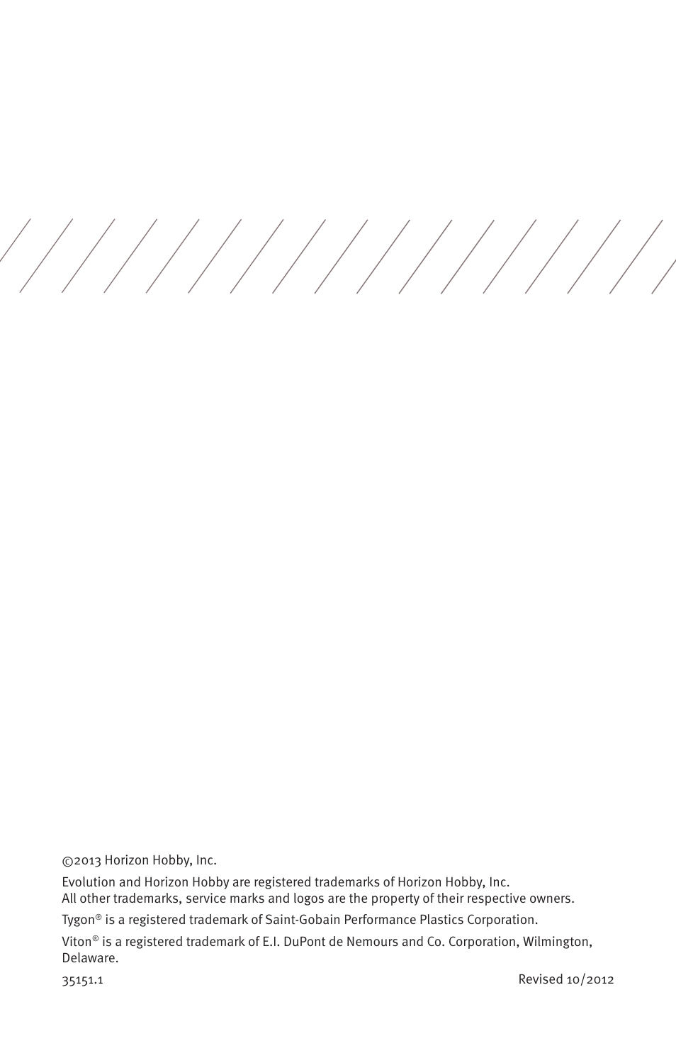 Evolution Engines Gas RC User Manual | Page 72 / 72