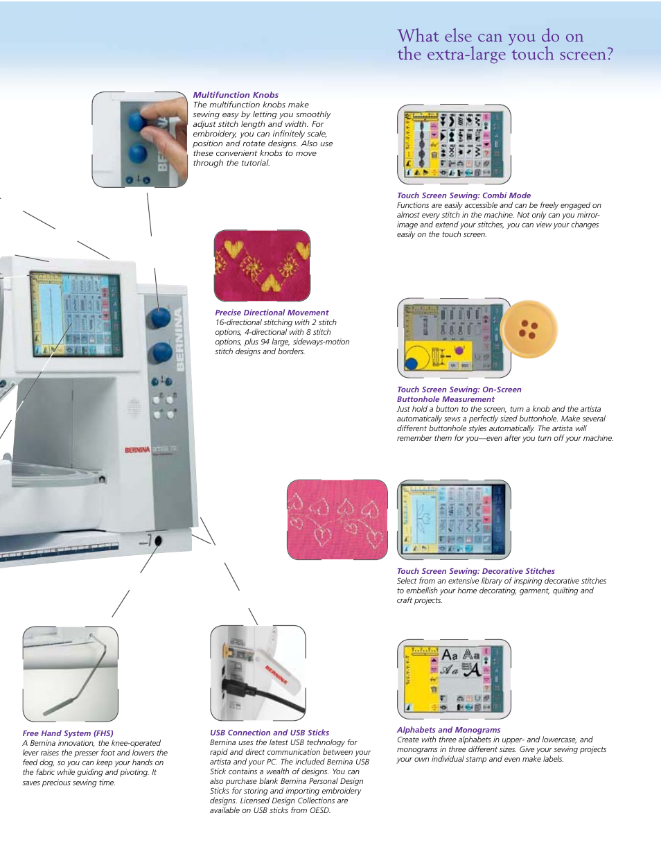 Bernina artista 730e User Manual | Page 2 / 8