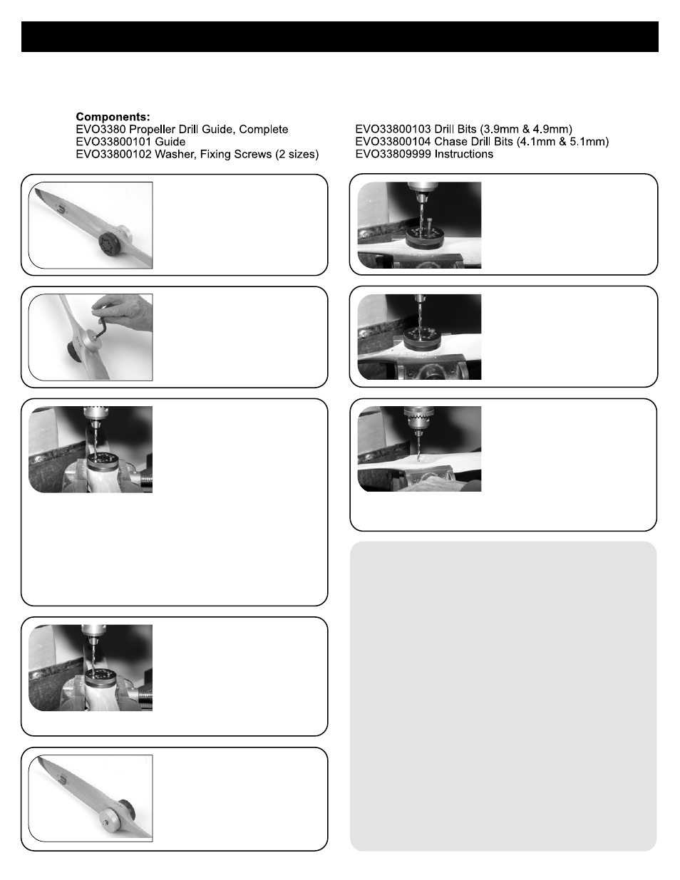 Evolution Engines EVO3380 User Manual | 1 page