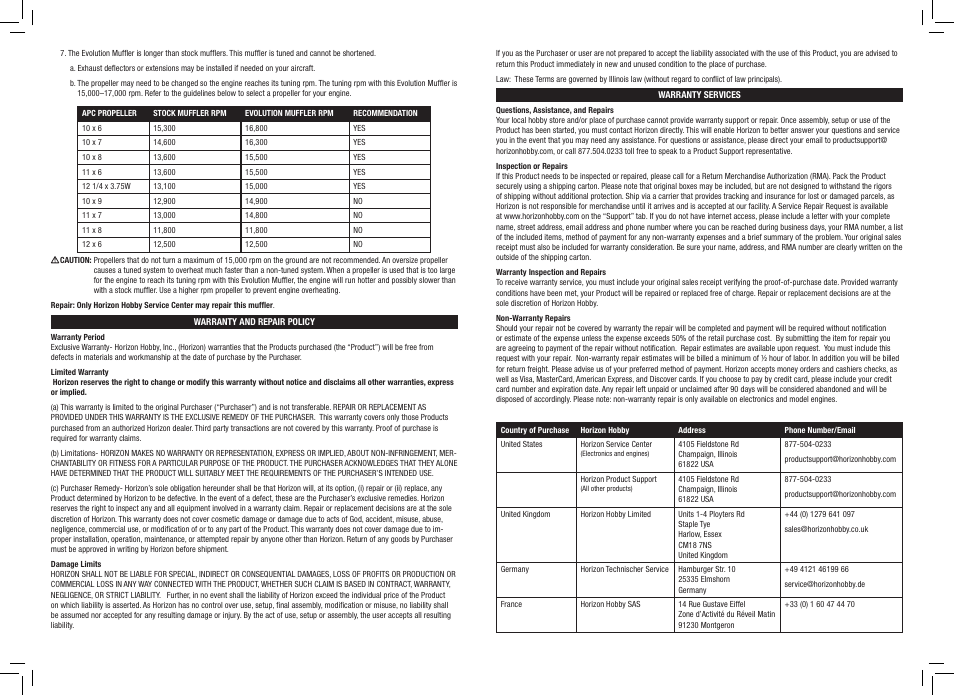 Evolution Engines EVOM1 User Manual | Page 2 / 2