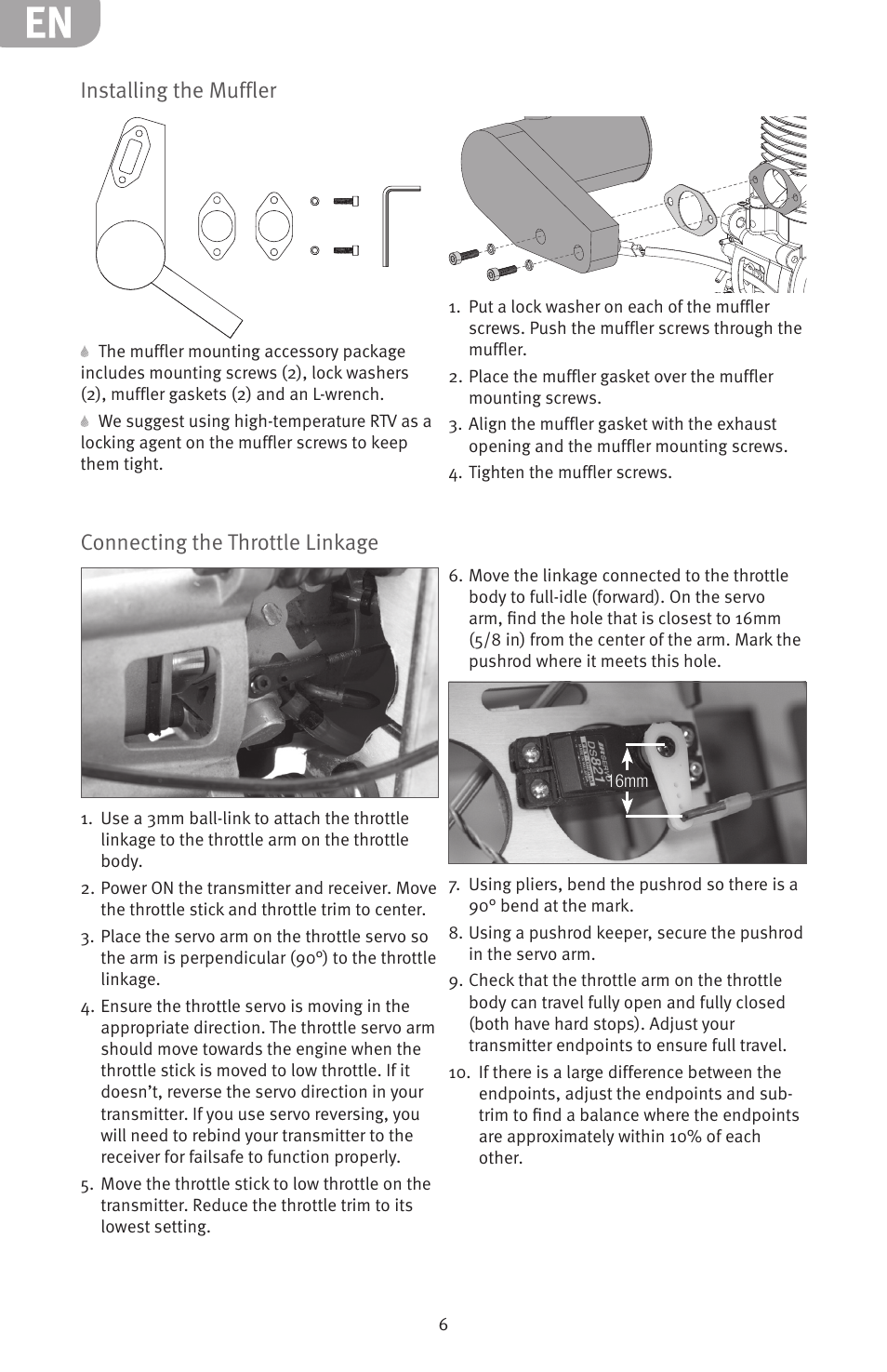 Evolution Engines 62GXI User Manual | Page 6 / 21